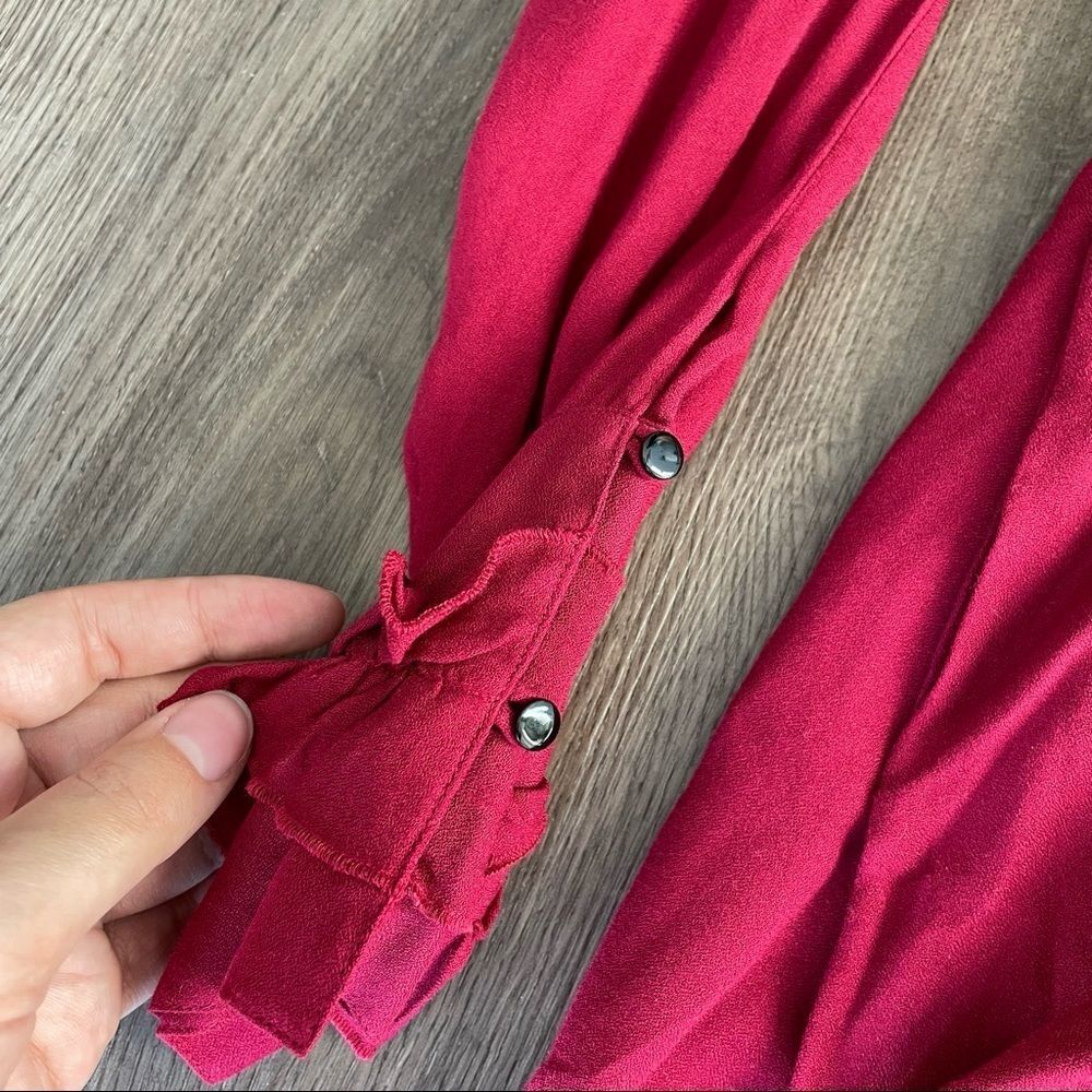 IRO- Raspberry Mini Dress Size 38 (M/6) - Picture 6 of 12